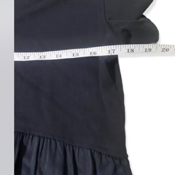 Maeve Louisa Tiered Tee Size Small Navy Blue Anthropologie - Picture 6 of 10